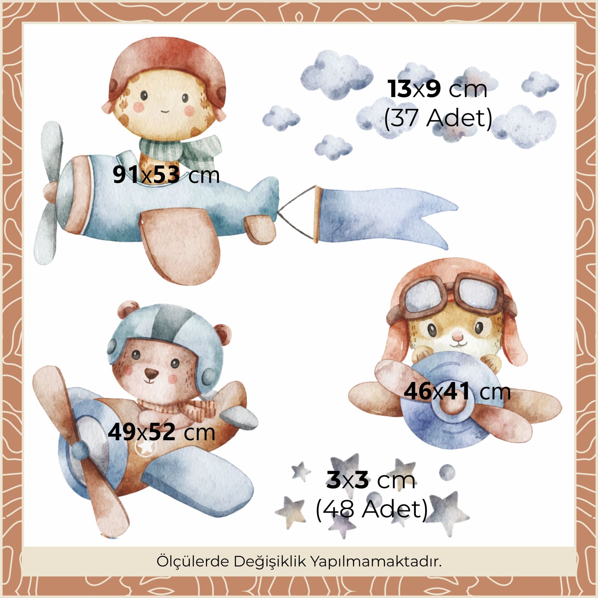 Minik Pilotlar Sticker