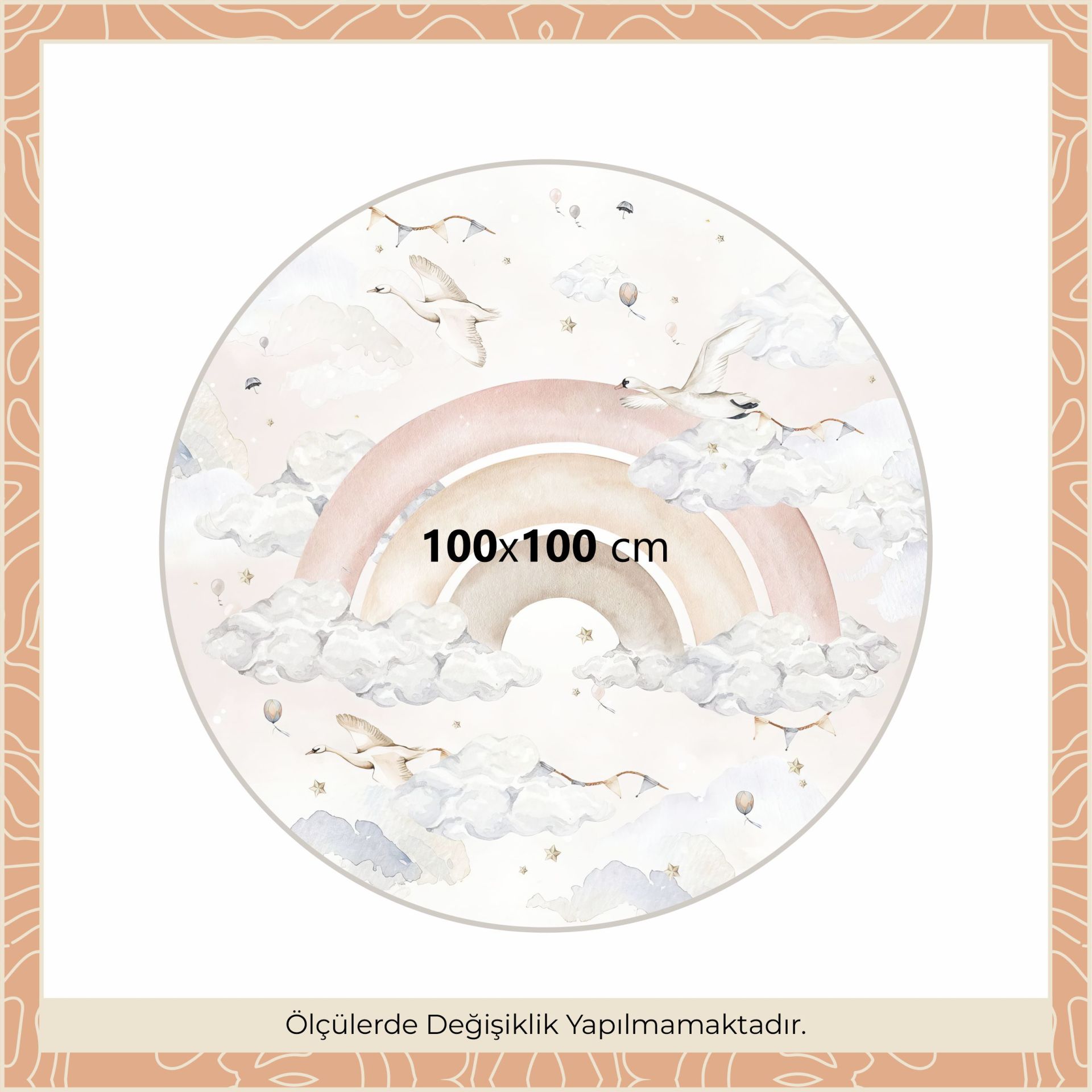 Circle Sticker Setleri 4 - Çerçeveli