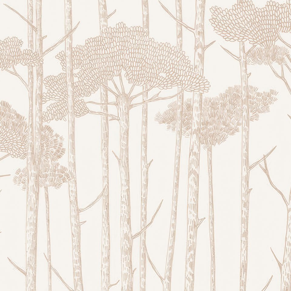 Çizgisel Ağaçlar Duvar Kağıdı