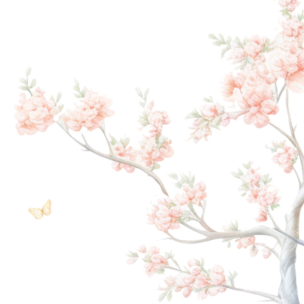 Pembe Çiçekli Ağaçlar Duvar Kağıdı
