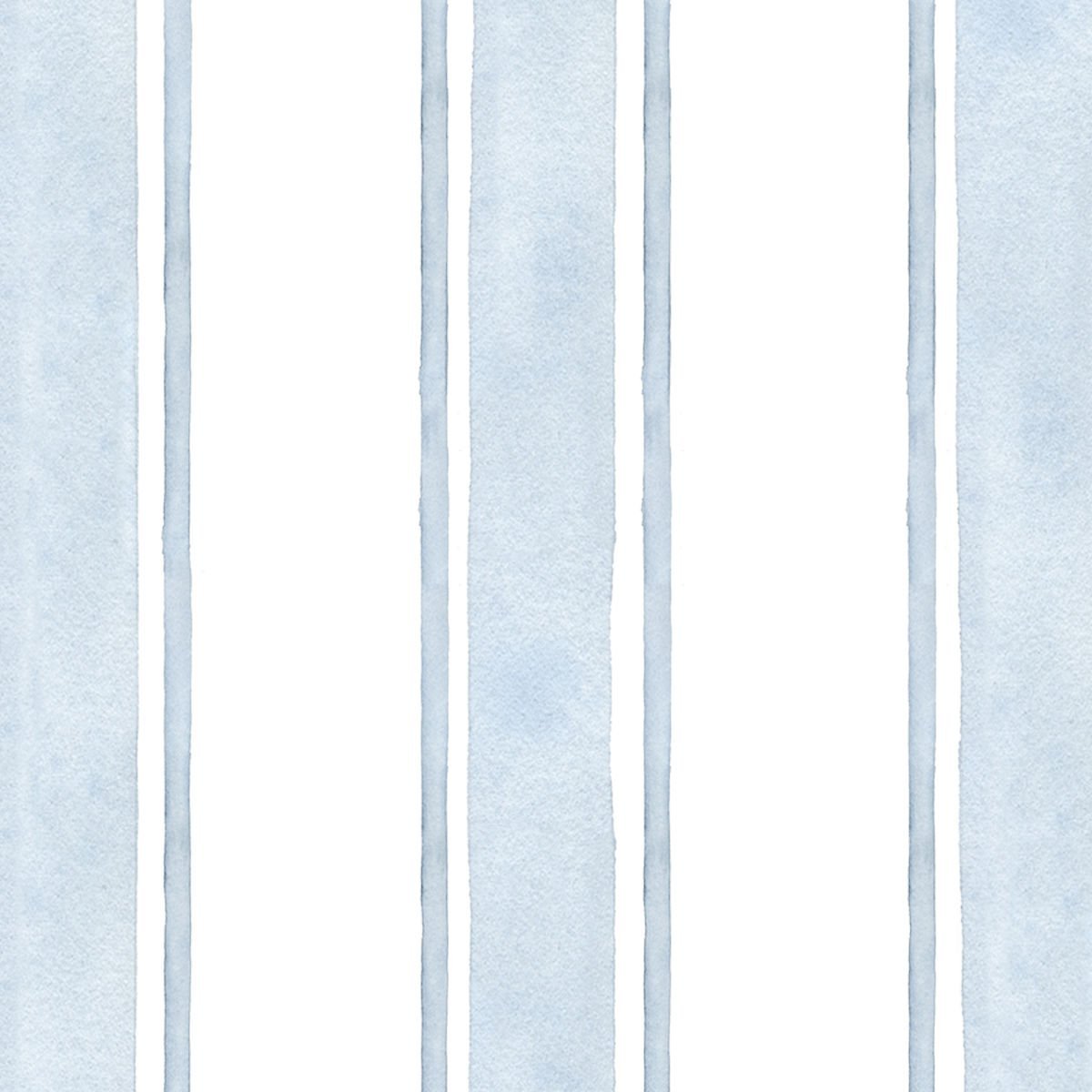 Sulu Boya Açık Mavi Çizgiler Duvar Kağıdı