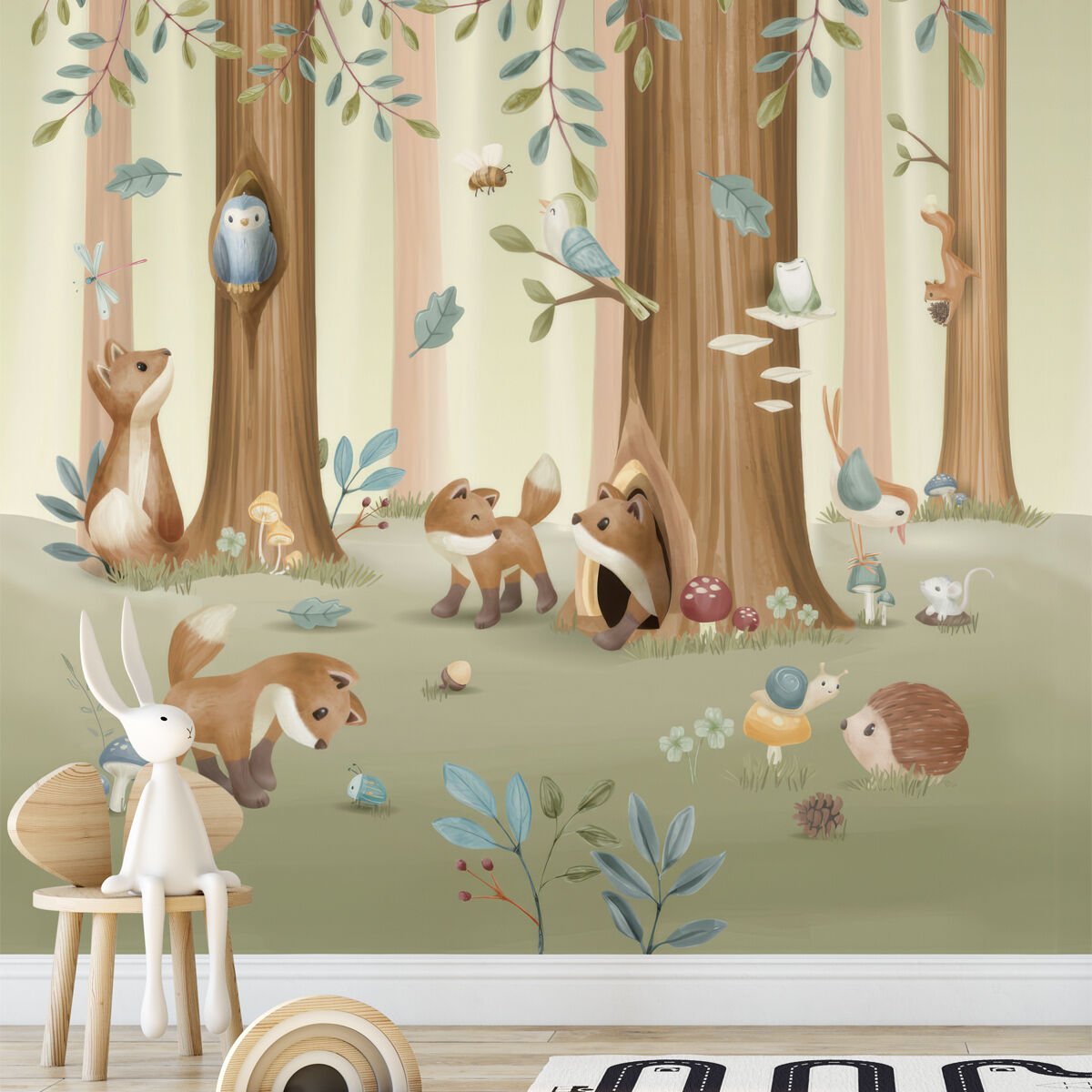 Sevimli Orman Dostları Duvar Kağıdı