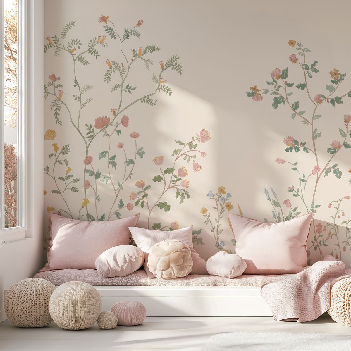 Pastel Ağaçlar Duvar Kağıdı