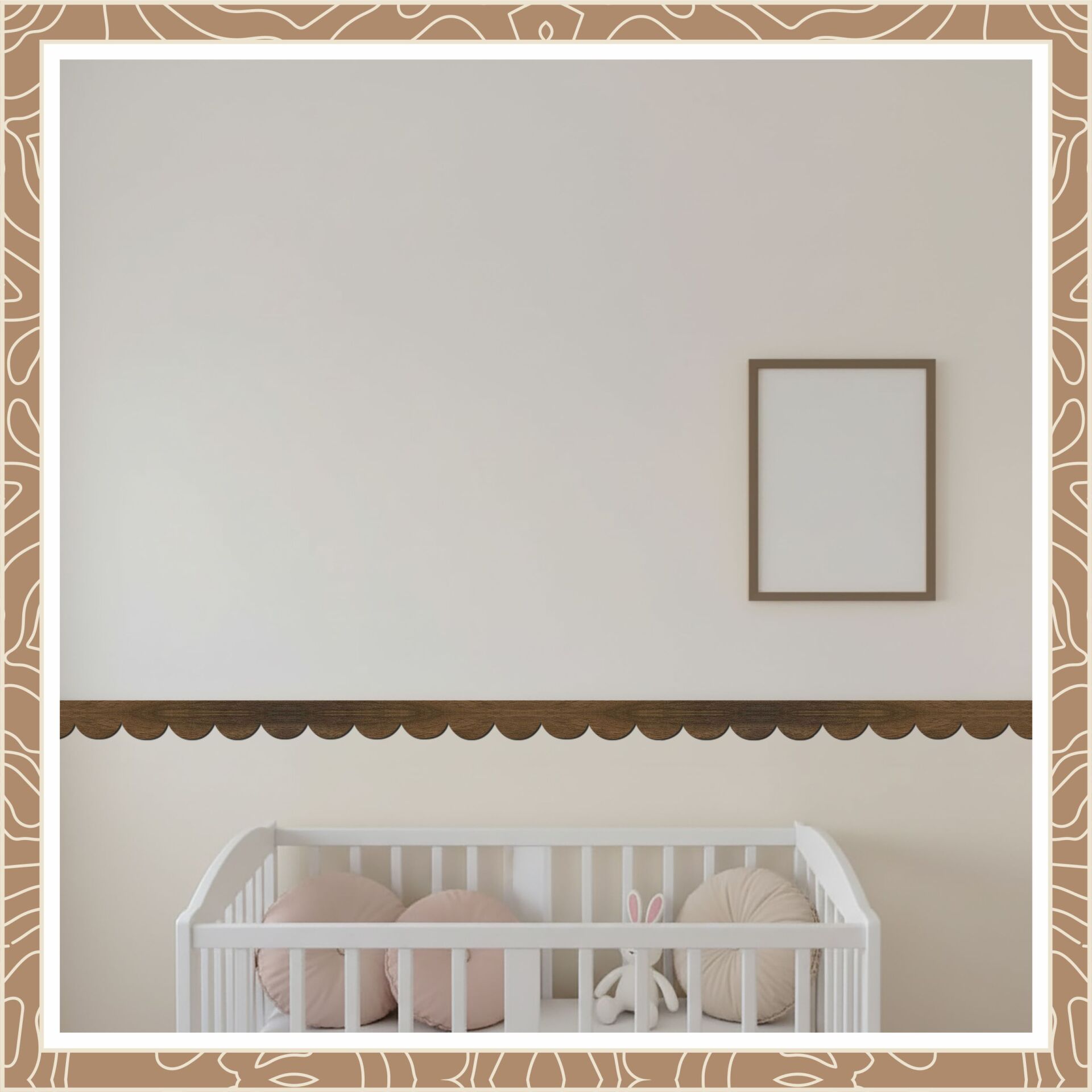 Kalın Dalgalı Ahşap Çıta