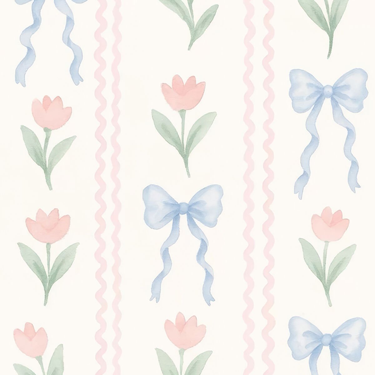 Kurdeleler ve Çizgiler Duvar Kağıdı