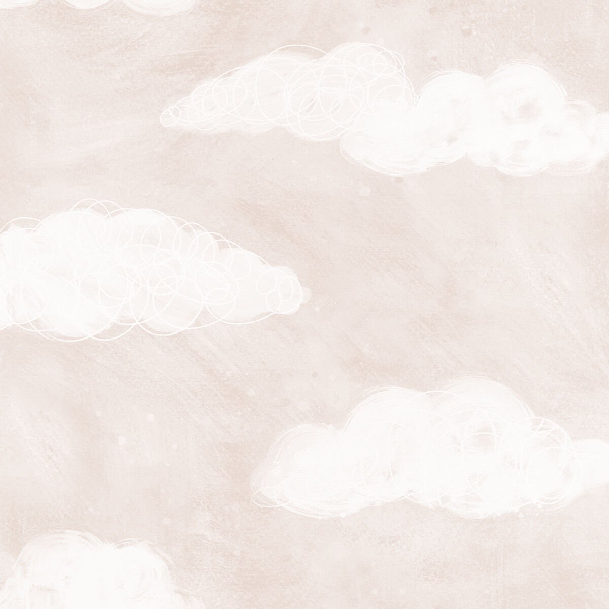 Bej Gökyüzü ve Bulutlar Duvar Kağıdı