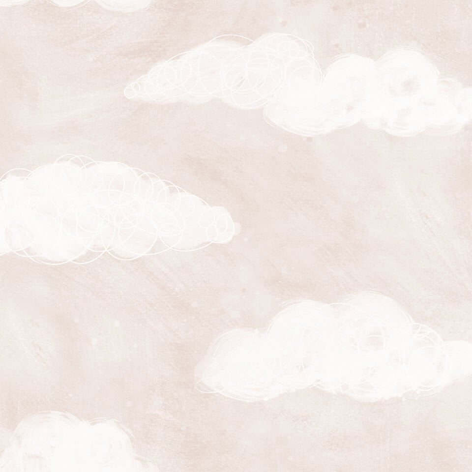 Bej Gökyüzü ve Bulutlar Duvar Kağıdı