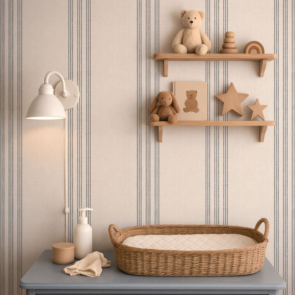 Dokulu Çizgiler Duvar Kağıdı