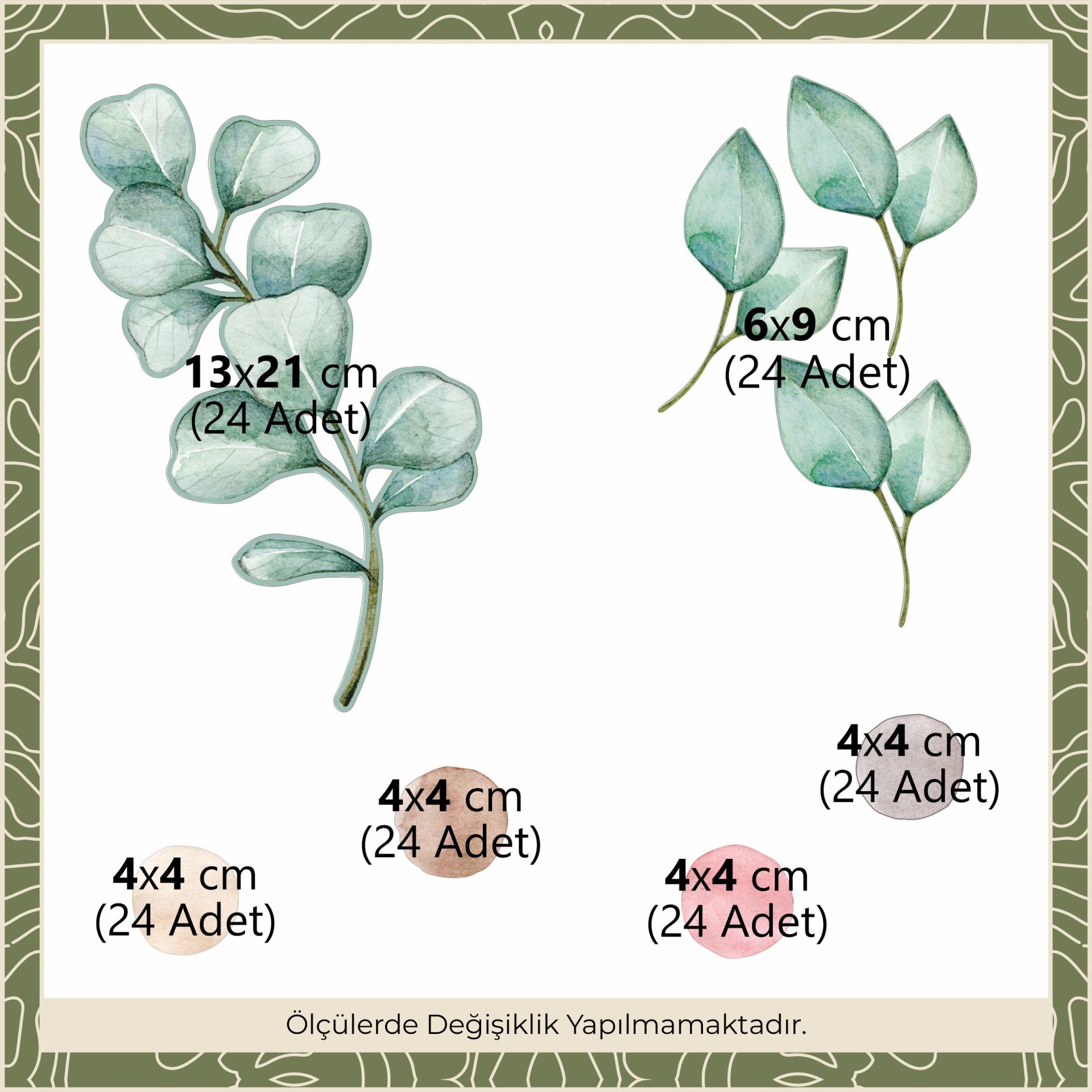 Okaliptüs Yaprakları Sticker