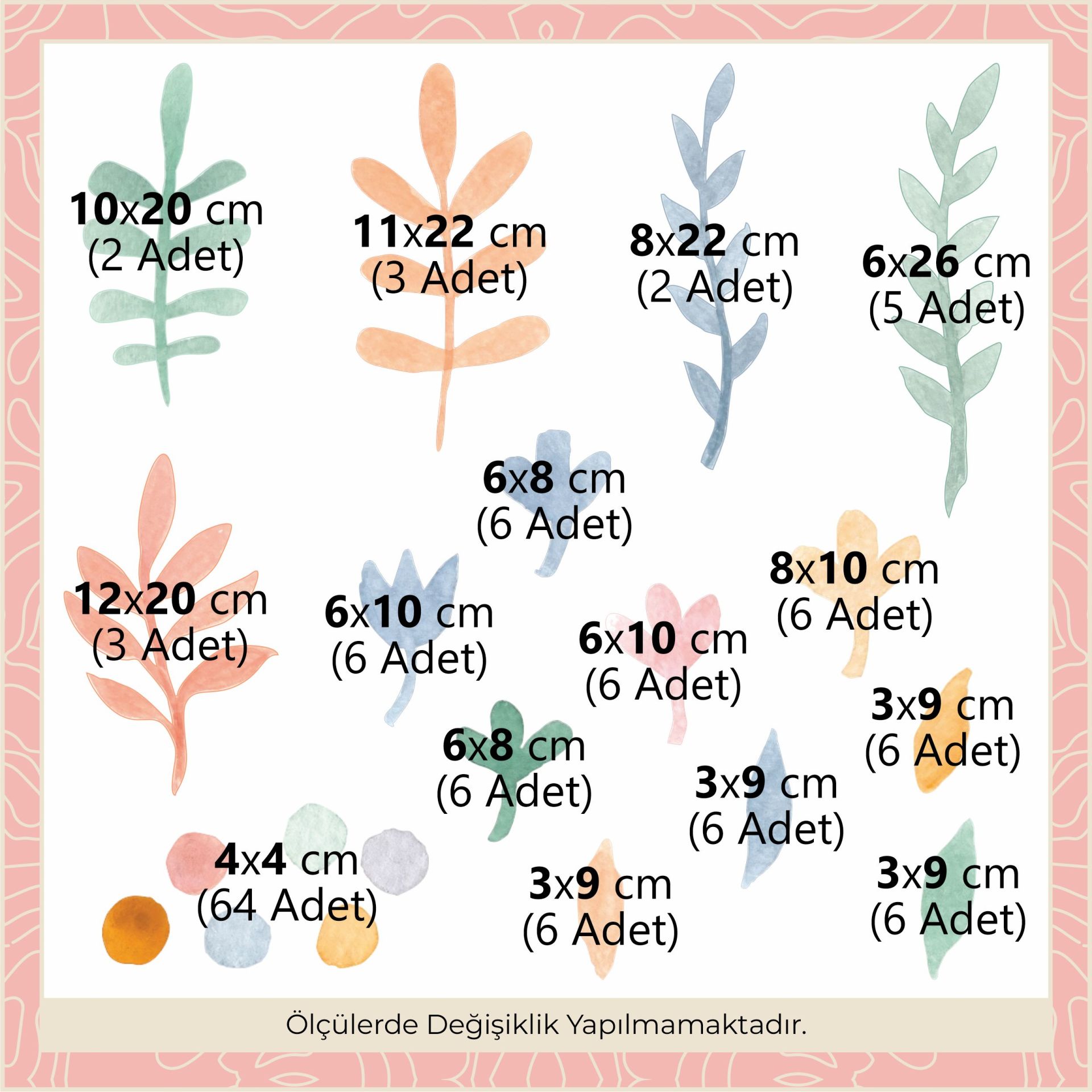 Bahar Renkleri Sticker