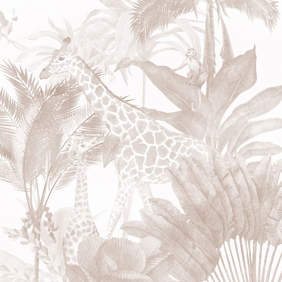 Monokrom Jungle Duvar Kağıdı
