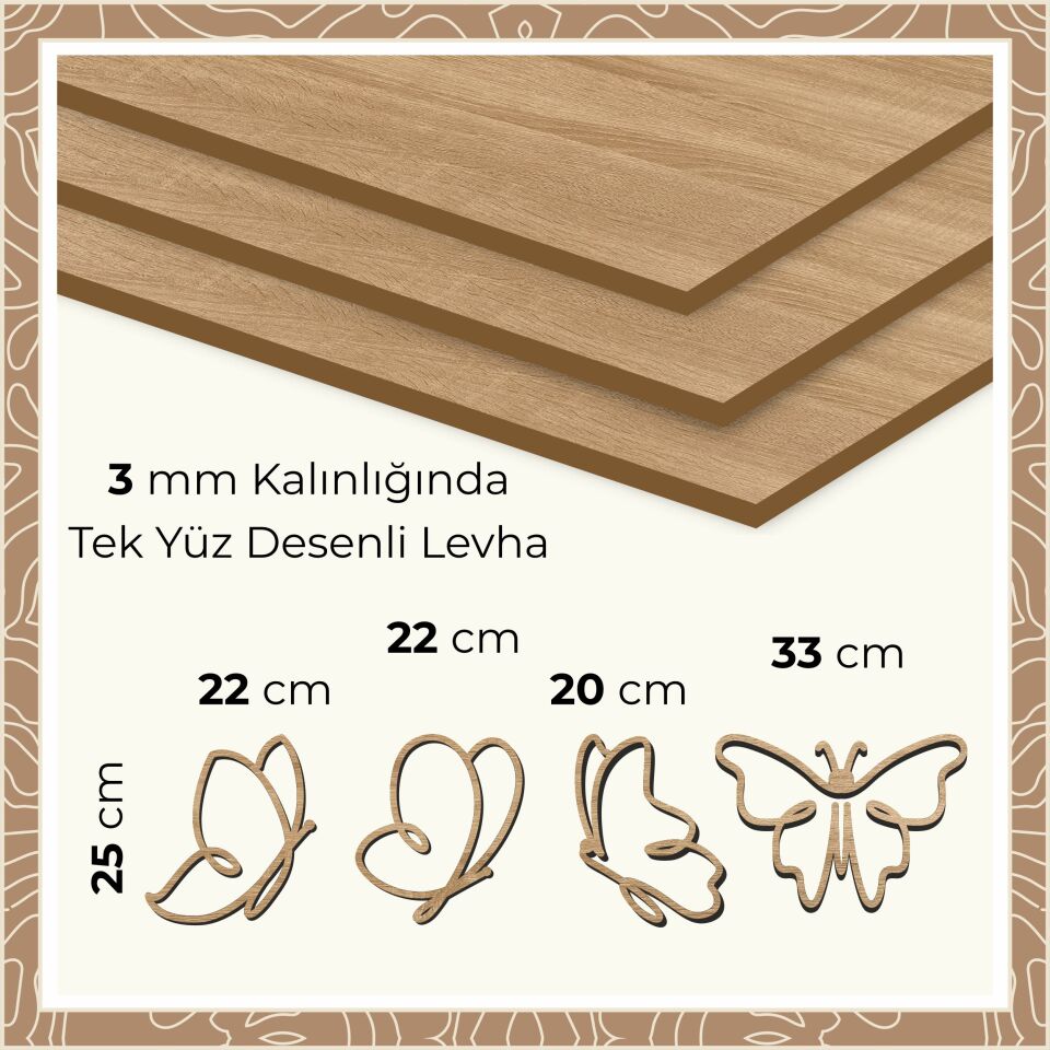 Ahşap Kelebekler Açık