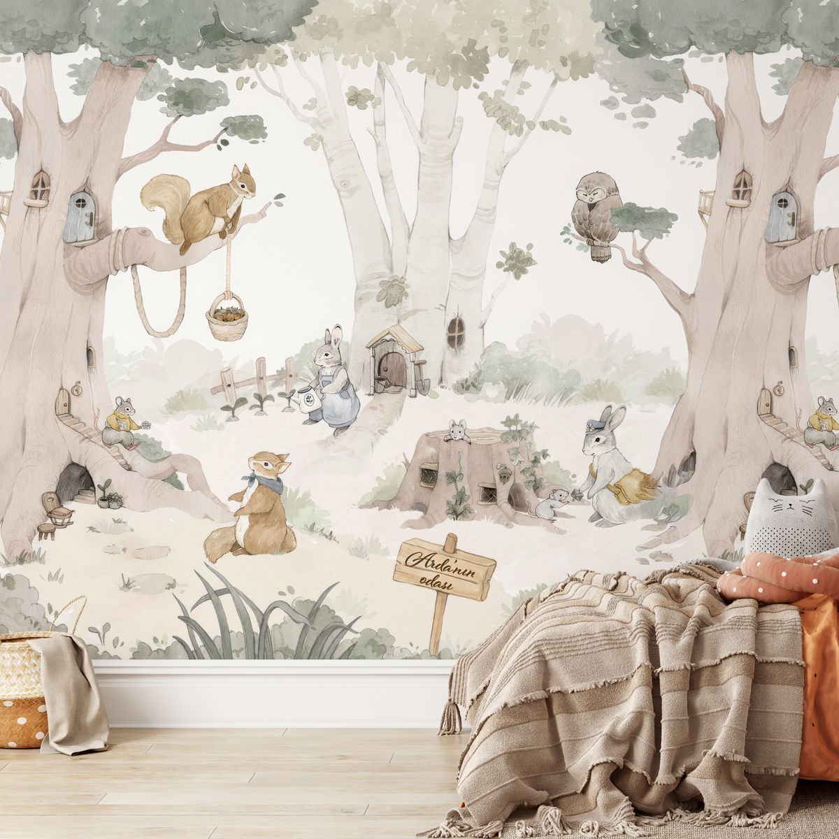 Masal Ormanı 2 (İsme Özel) Duvar Kağıdı