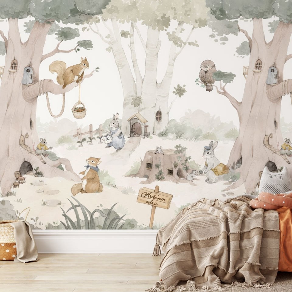 Masal Ormanı 2 (İsme Özel) Duvar Kağıdı