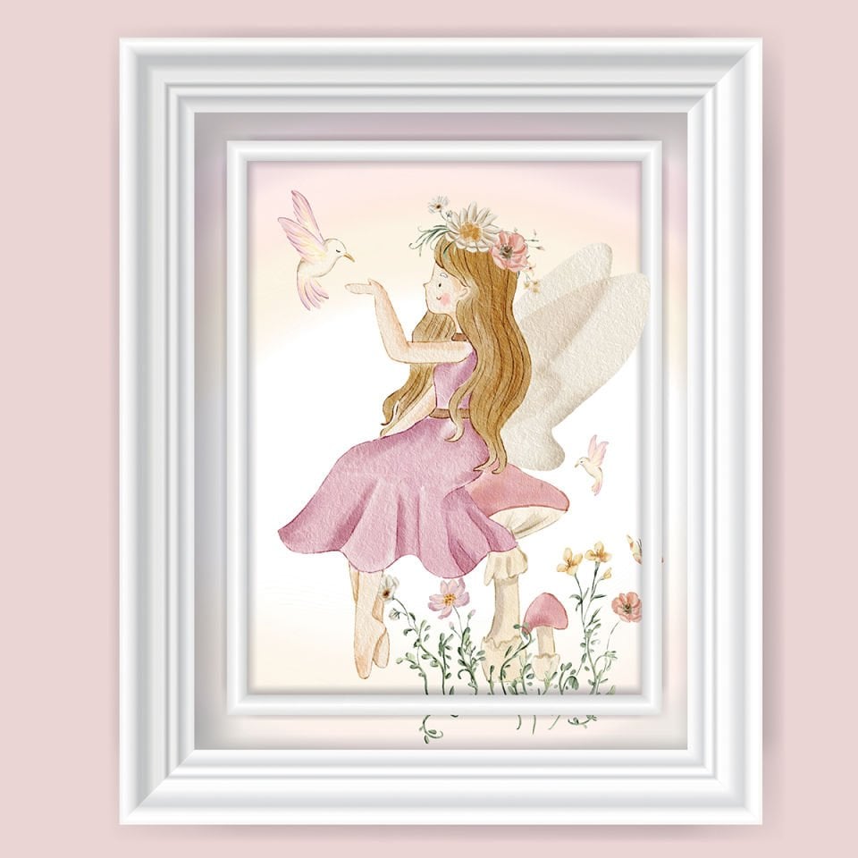 Çıta Efektli Periler Duvar Kağıdı