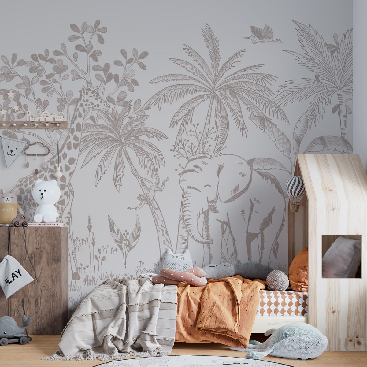 Çizgili Orman Duvar Kağıdı