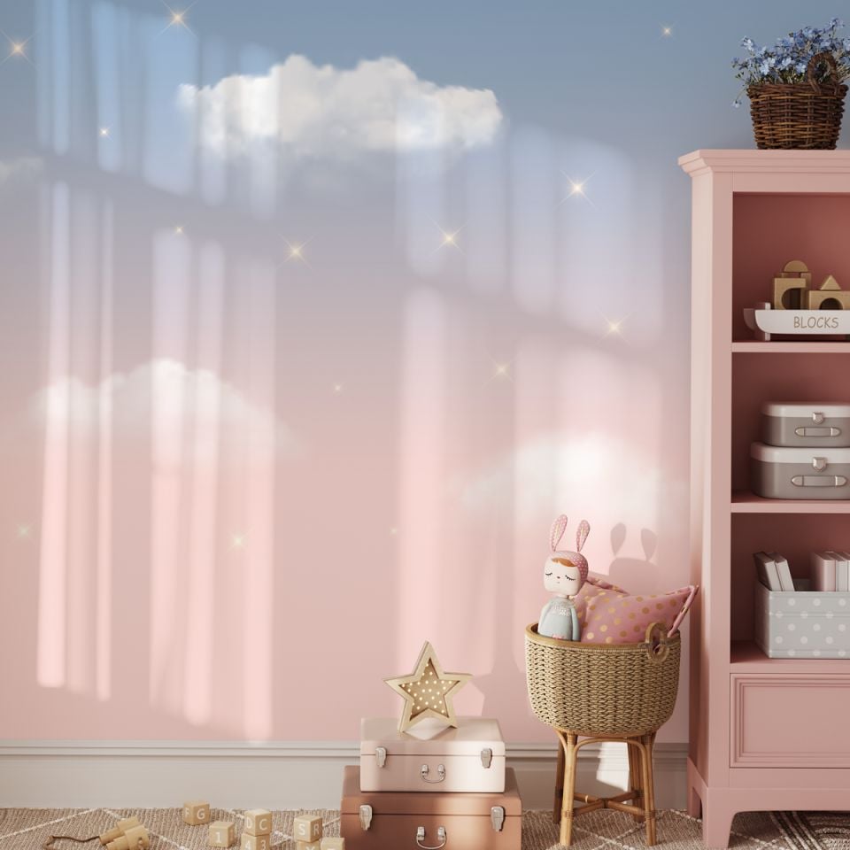 Soft Bulutlu Gökyüzü Duvar Kağıdı