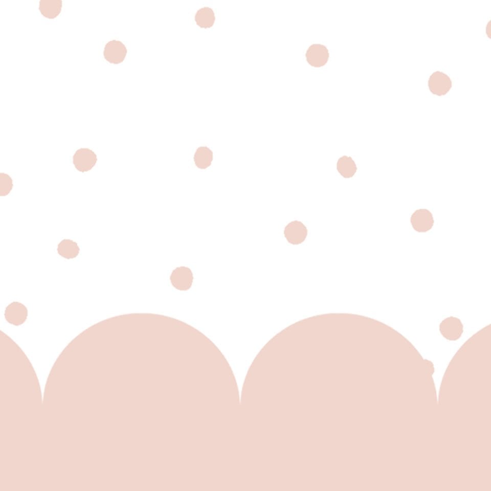 Fırfır ve Puantiyeler Duvar Kağıdı