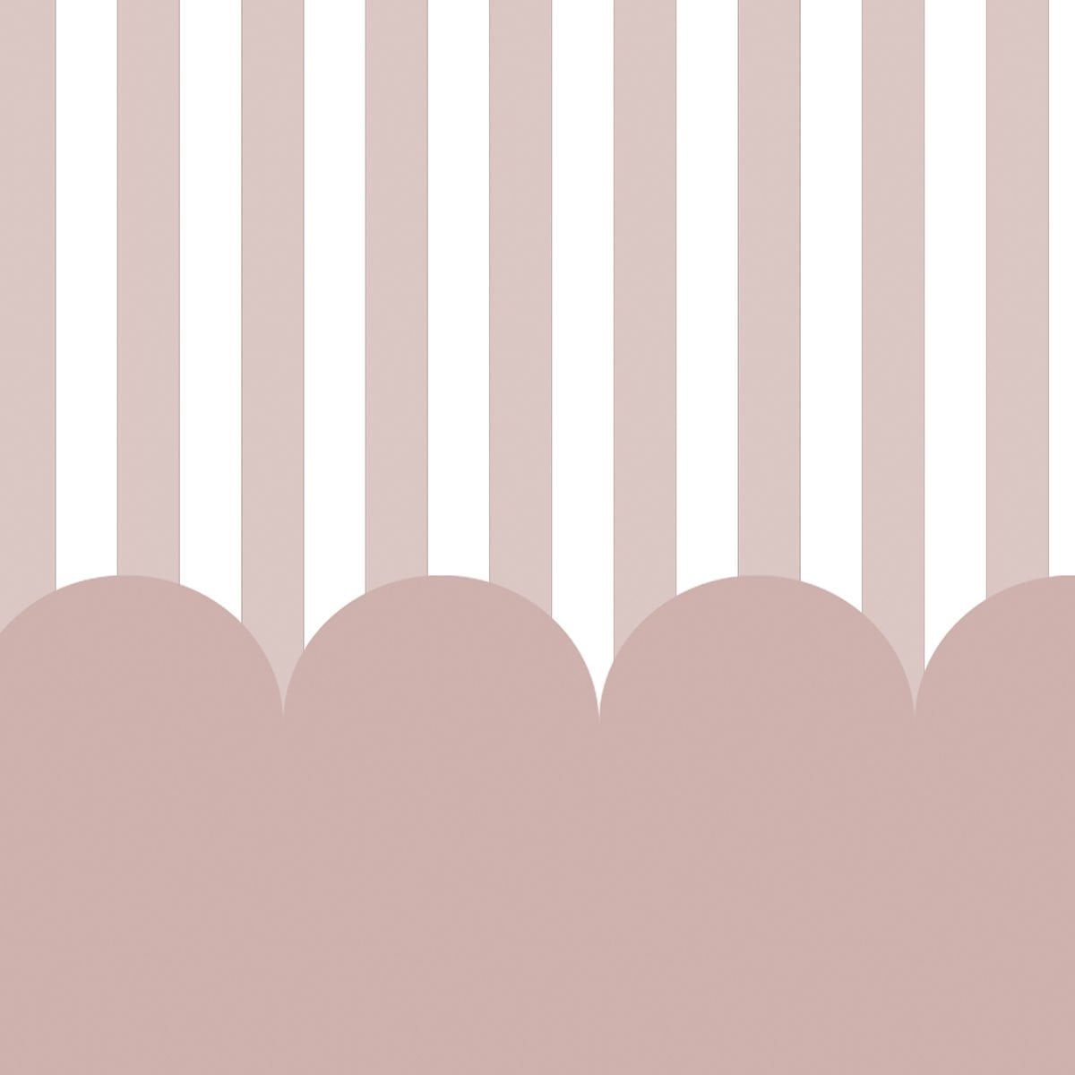 Fırfırlı Çizgiler Duvar Kağıdı