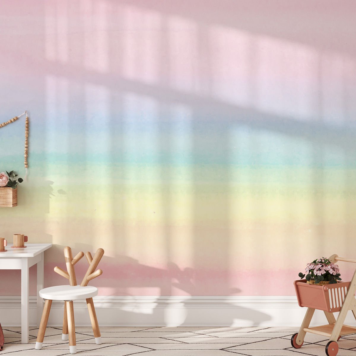 Gökkuşağı Geçişler Duvar Kağıdı