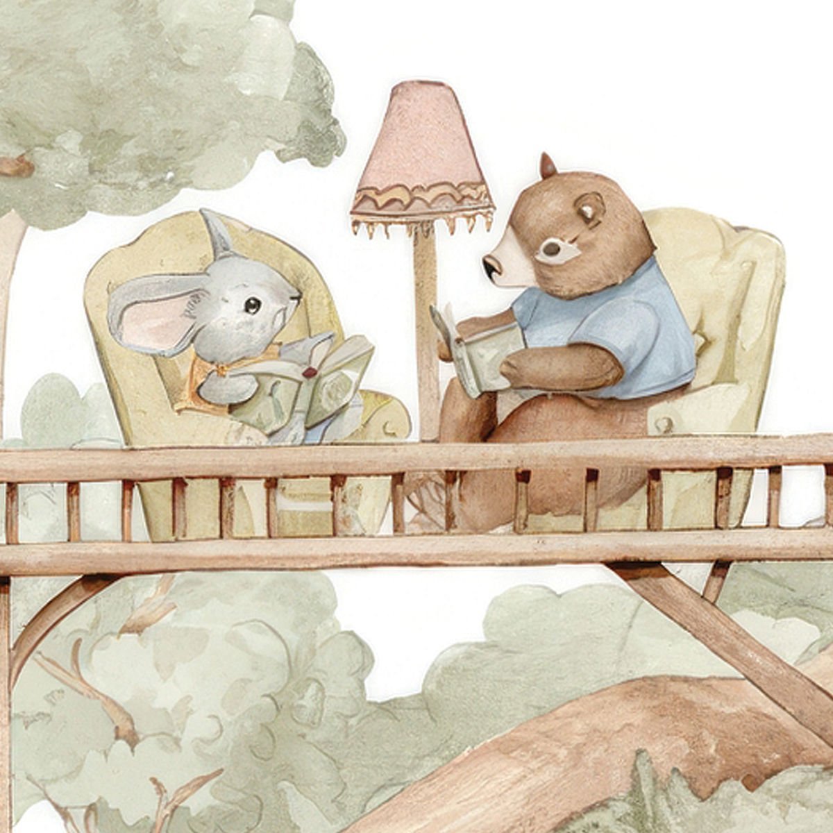 Masal Ormanı Duvar Kağıdı