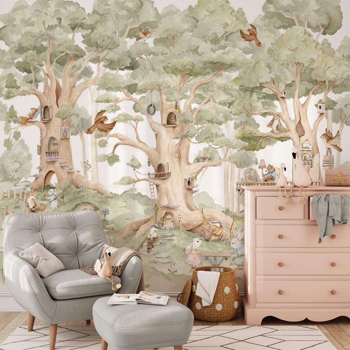 Masal Ormanı Duvar Kağıdı