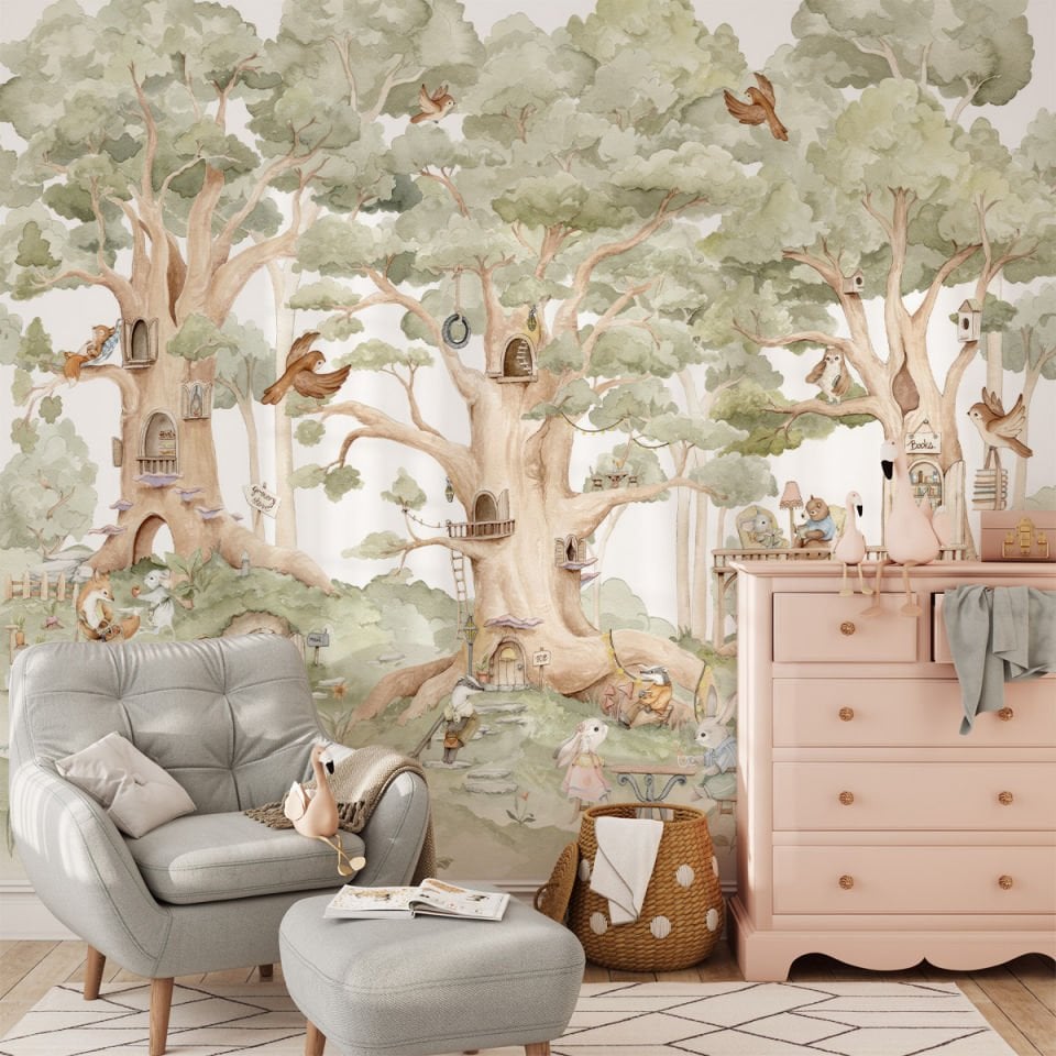Masal Ormanı Duvar Kağıdı