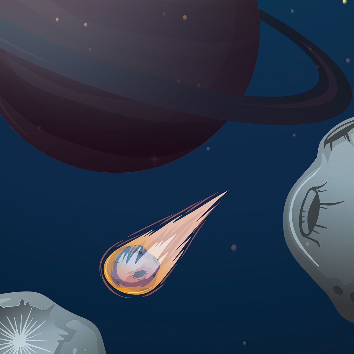 Meteor Yağmuru Duvar Kağıdı