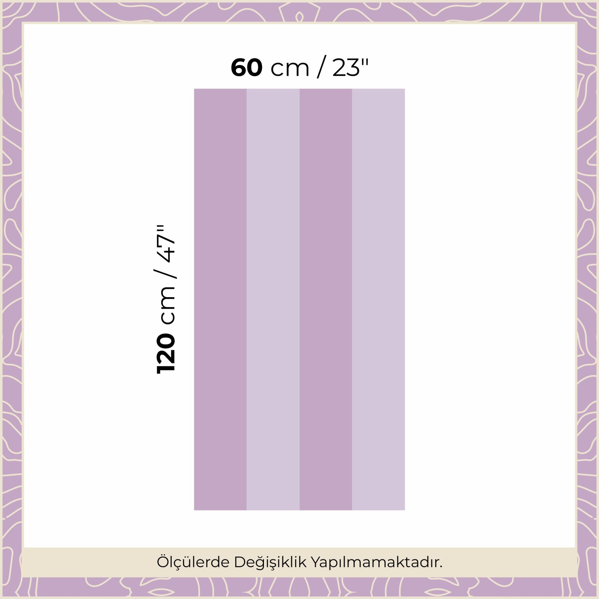 Peel & Stick İki Renk Düz Panel Sticker