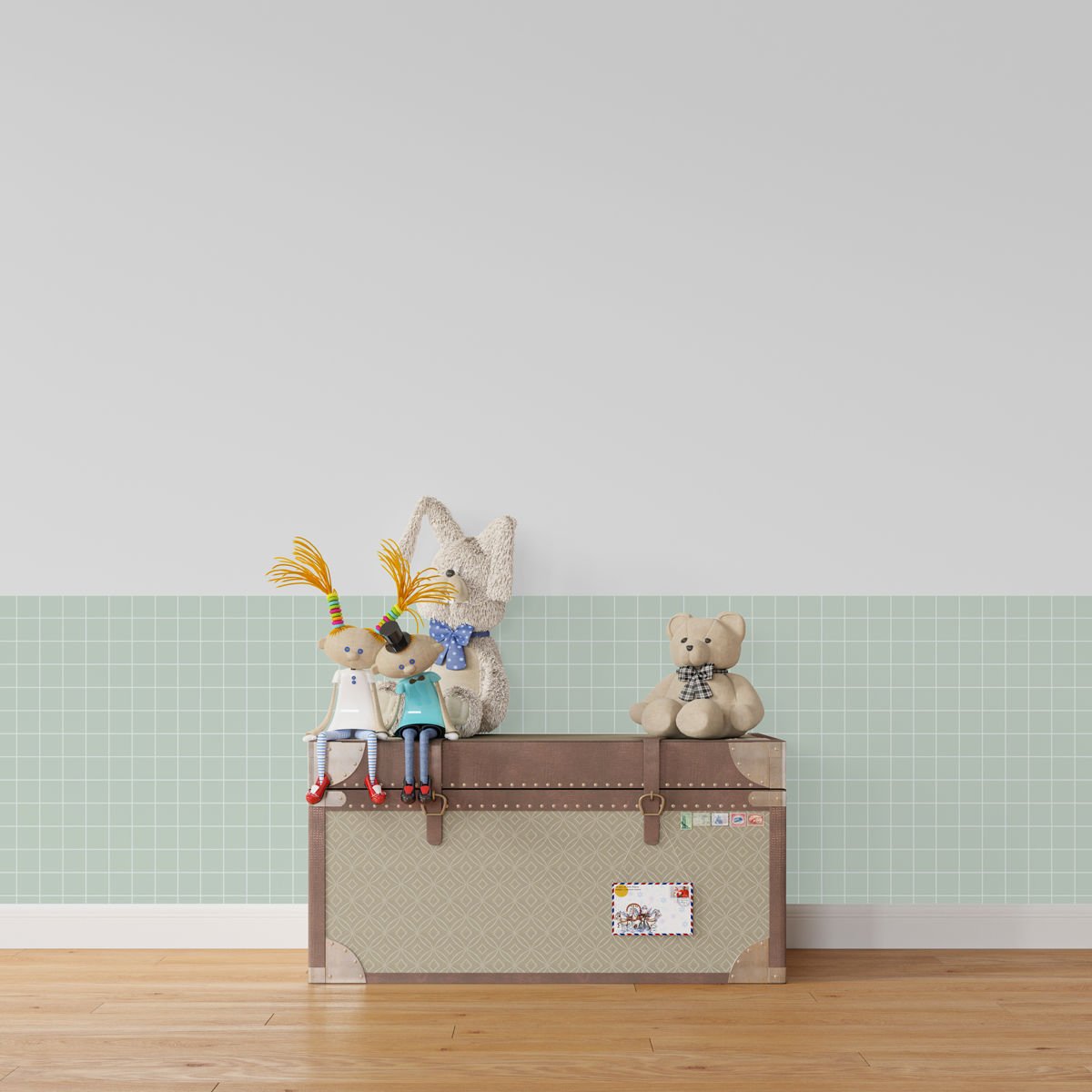 Peel & Stick Izgara Panel Sticker