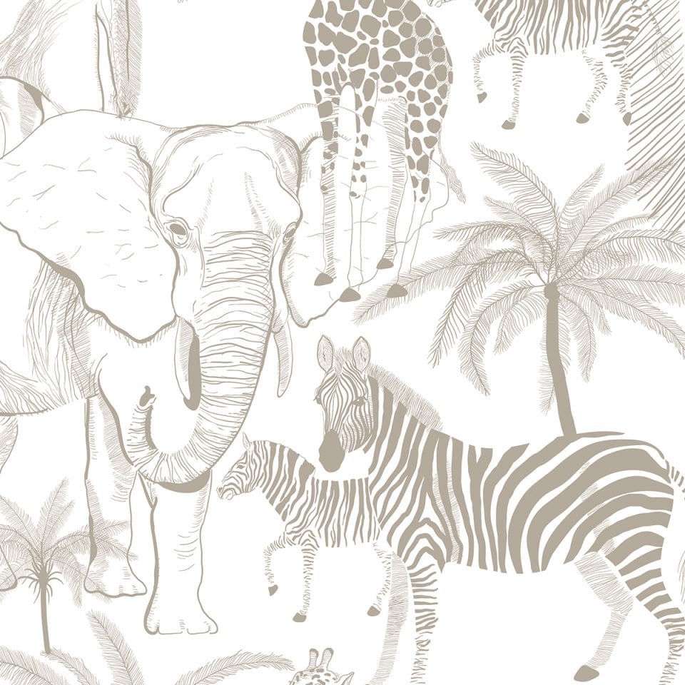 Monokrom Hayvanlar 2 Duvar Kağıdı