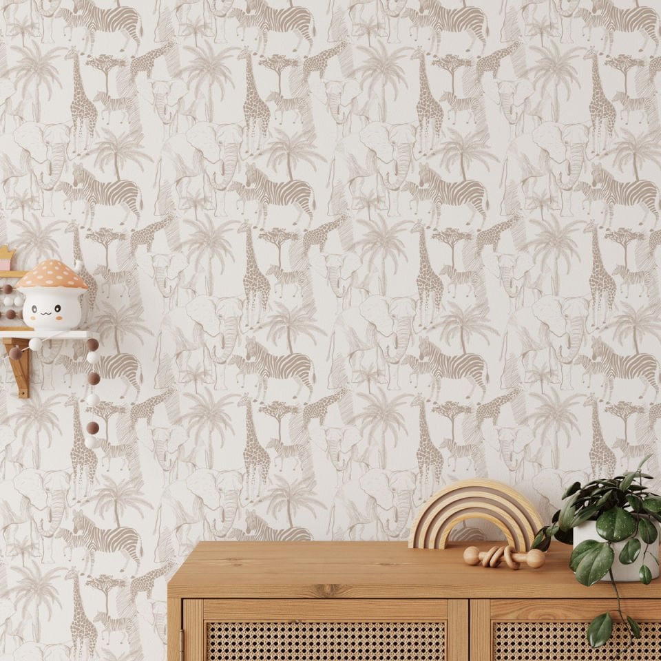 Monokrom Hayvanlar 2 Duvar Kağıdı