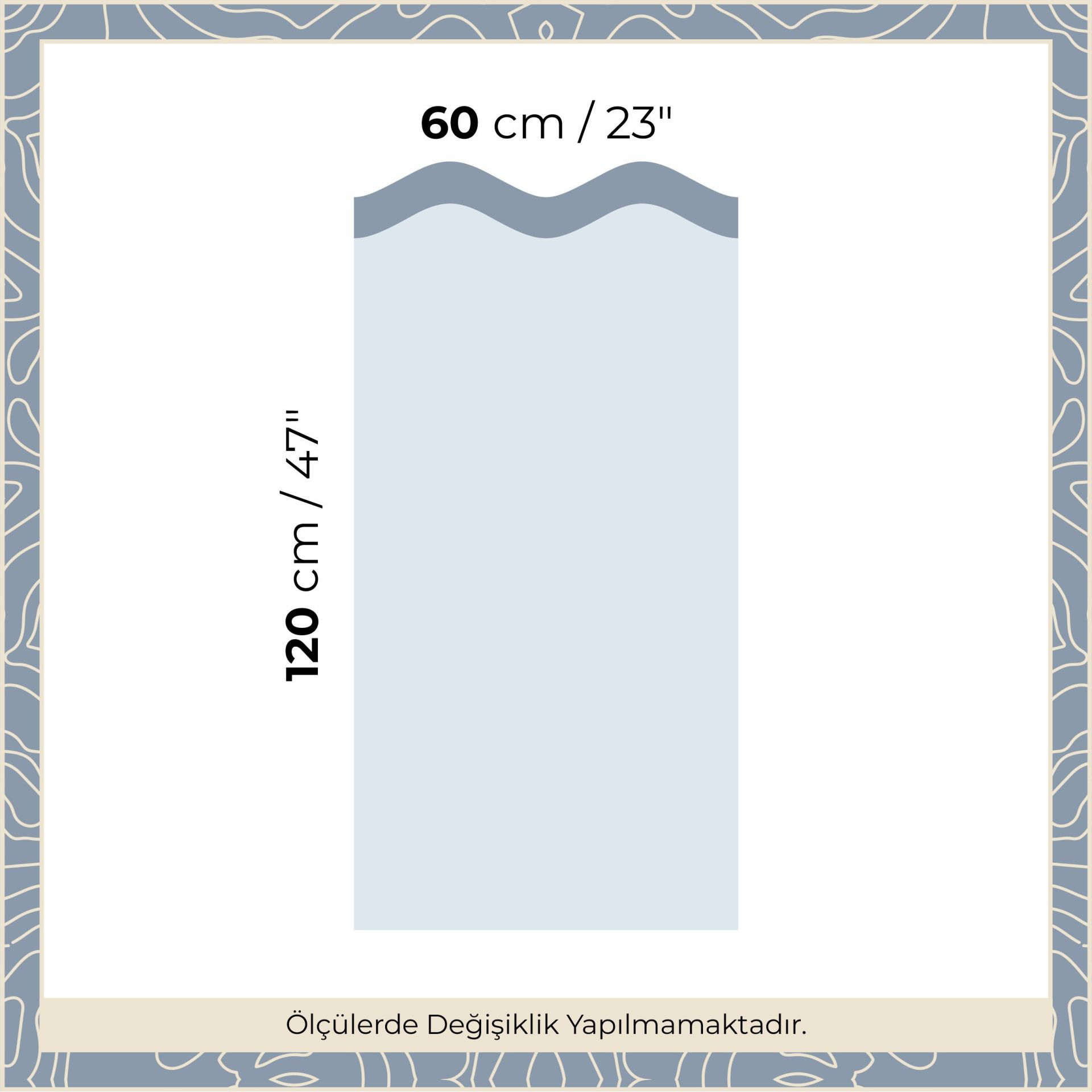 Peel & Stick Dalgalı Panel Sticker Gece Mavi - Gökyüzü Mavisi