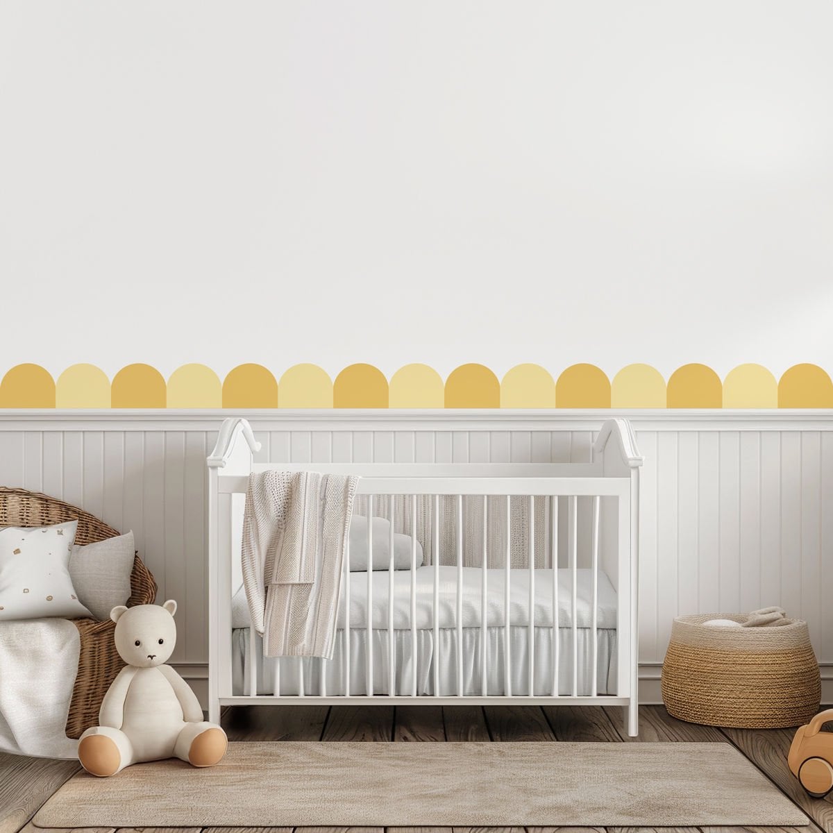 Mini İki Renk Panel Sticker