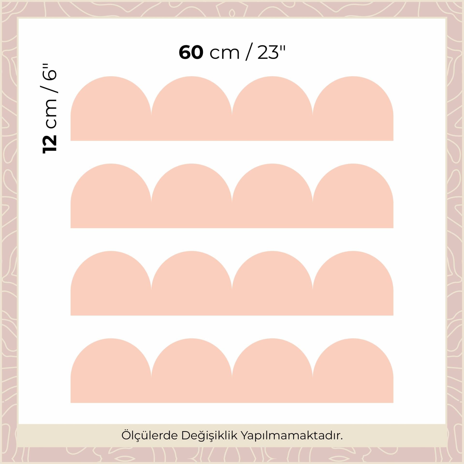 Peel & Stick Mini Panel Sticker Somon Pembe