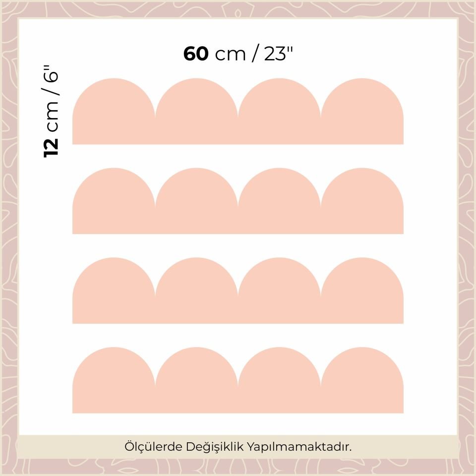 Peel & Stick Mini Panel Sticker Somon Pembe