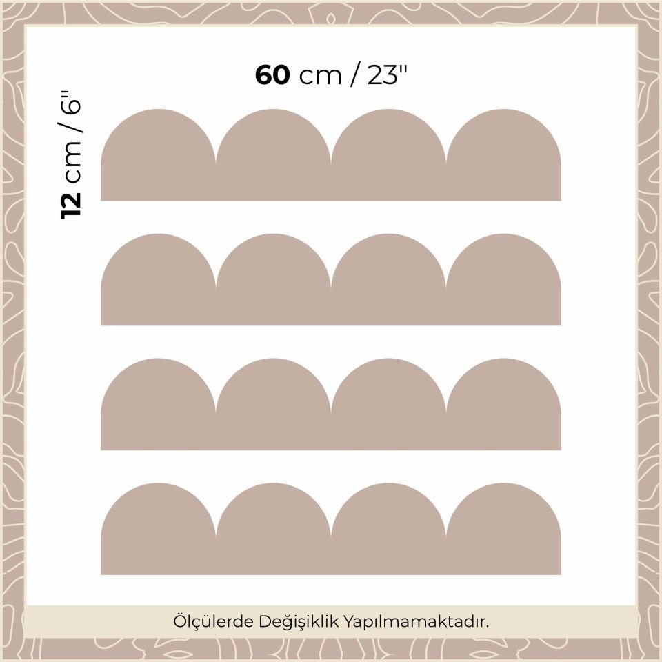 Mini Panel Sticker Vizon Kahve