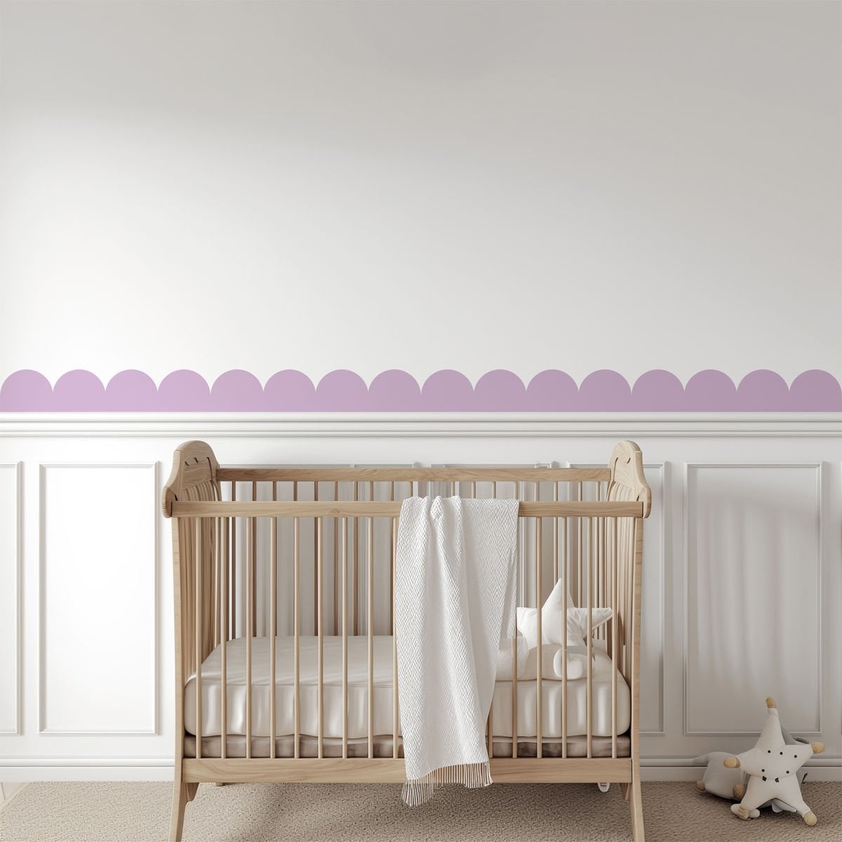 Peel & Stick Mini Panel Sticker Açık Mor