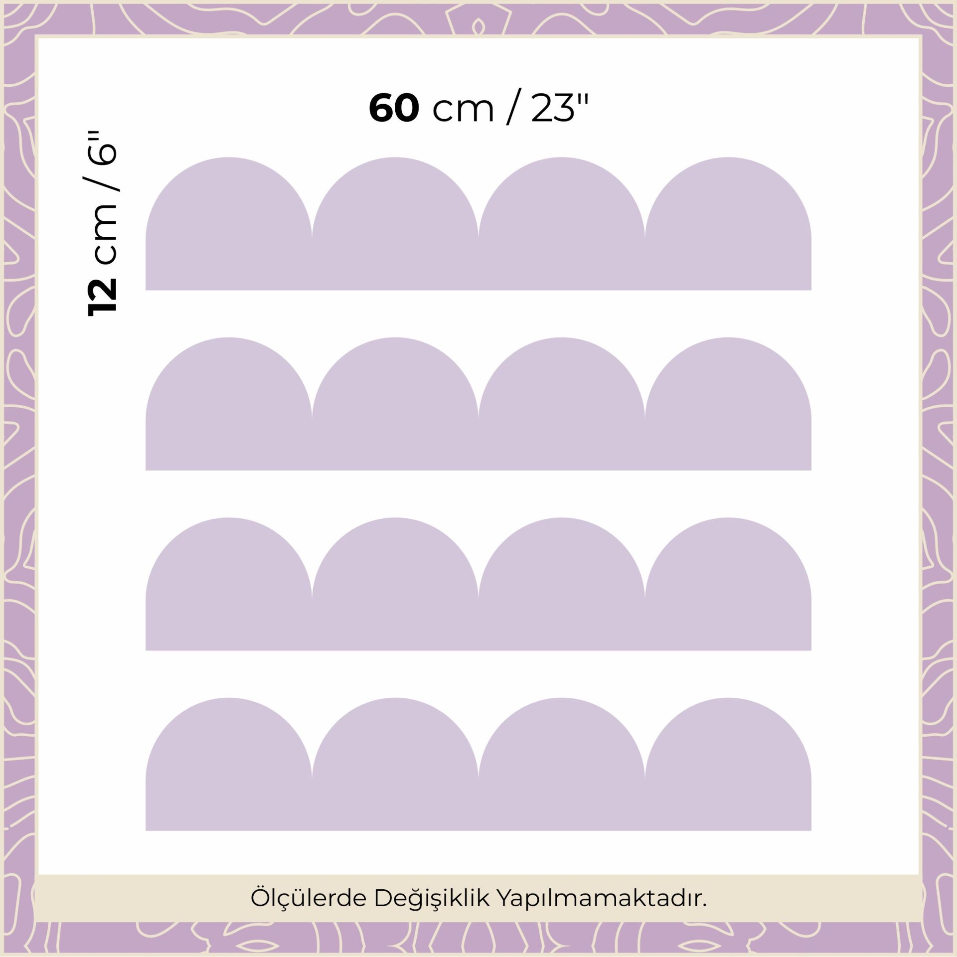 Peel & Stick Mini Panel Sticker Lila