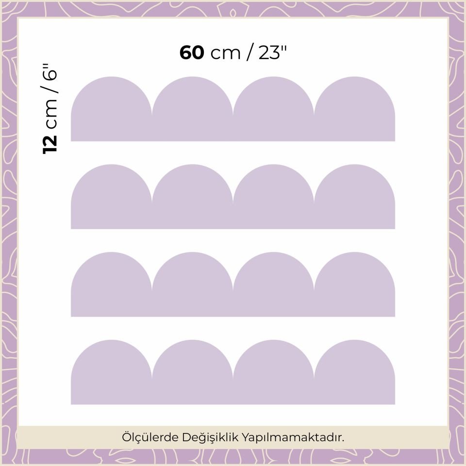 Peel & Stick Mini Panel Sticker Lila
