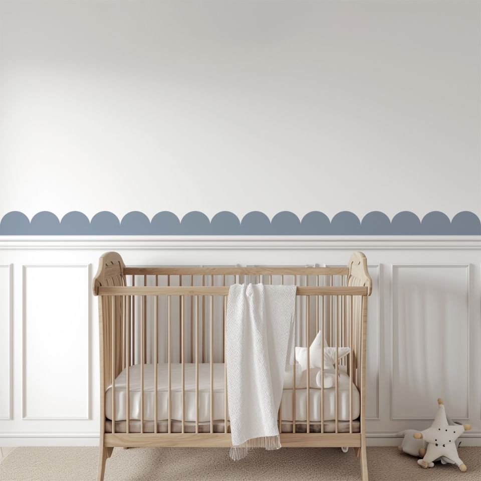 Peel & Stick Mini Panel Sticker Gece Mavi