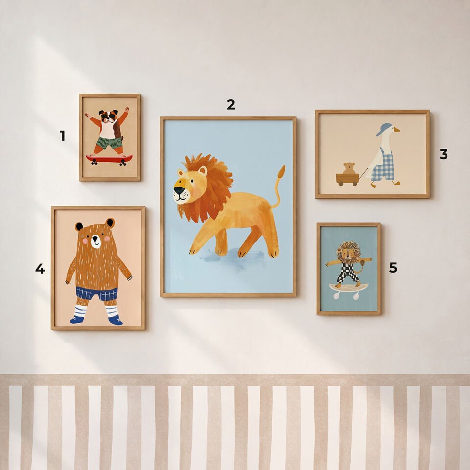 5'li Poster Seti 3 (Çerçevesiz)