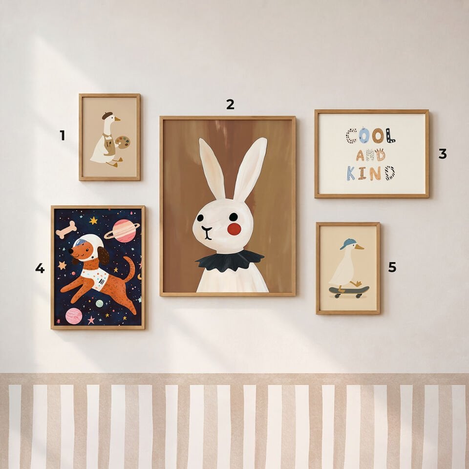 5'li Poster Seti 5 (Çerçevesiz)