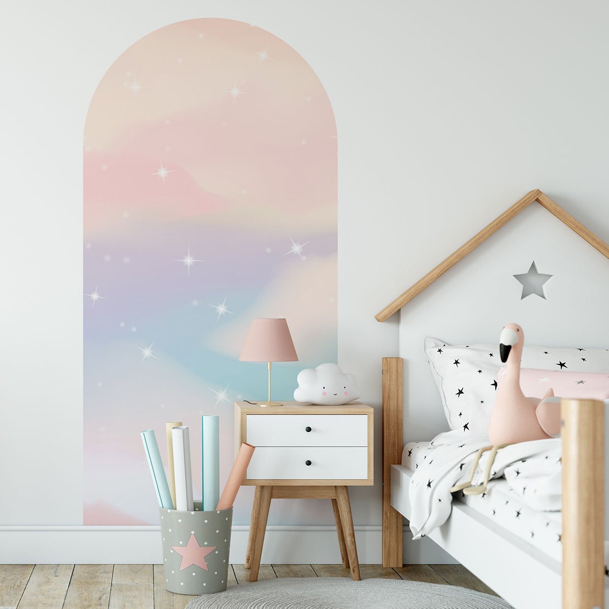 Romantik Gökyüzü Arch Sticker