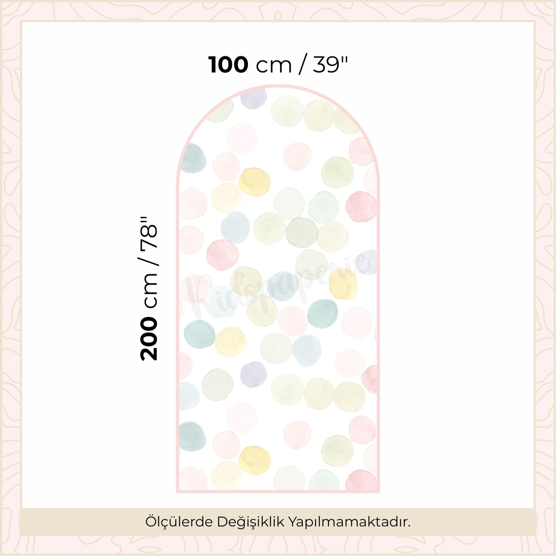 Sulu Boya Puantiyeler Arch Sticker