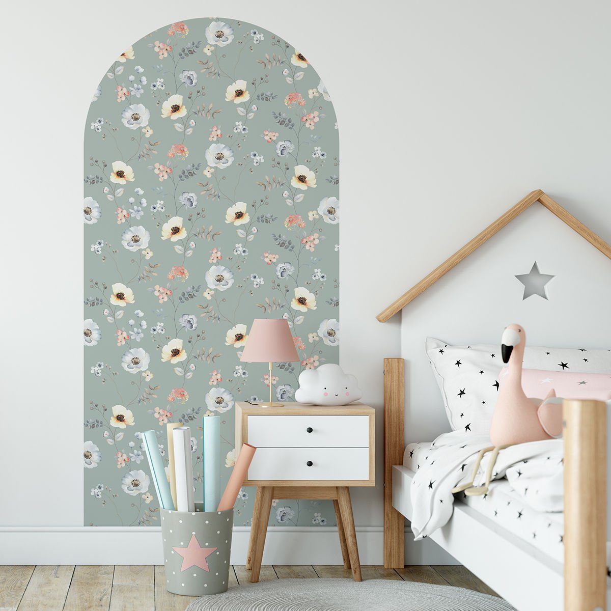 Bahar Çiçekleri Arch Sticker