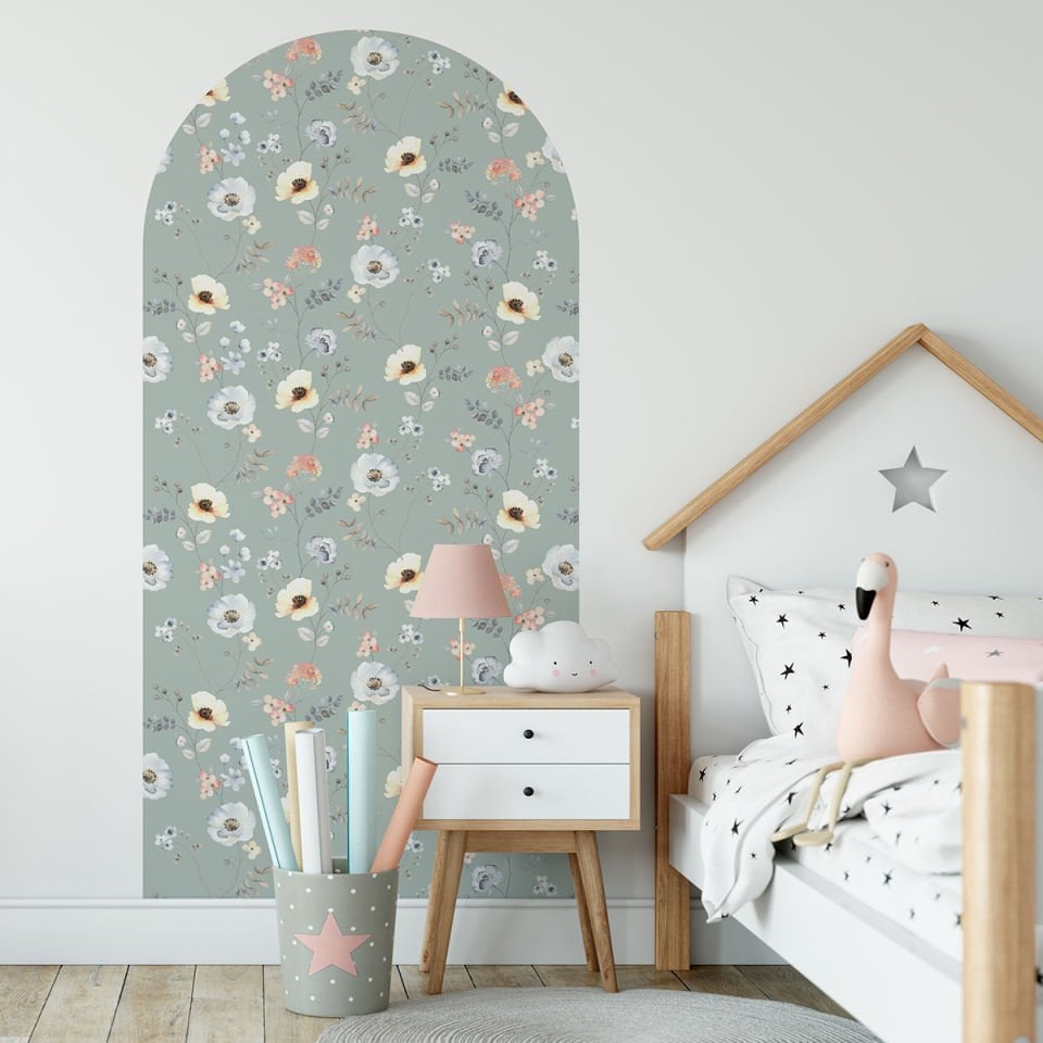 Bahar Çiçekleri Arch Sticker