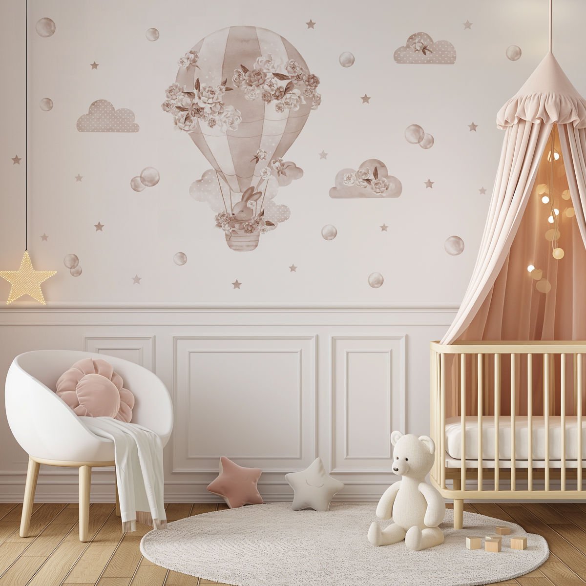 Tavşanlı Uçan Balon Sticker