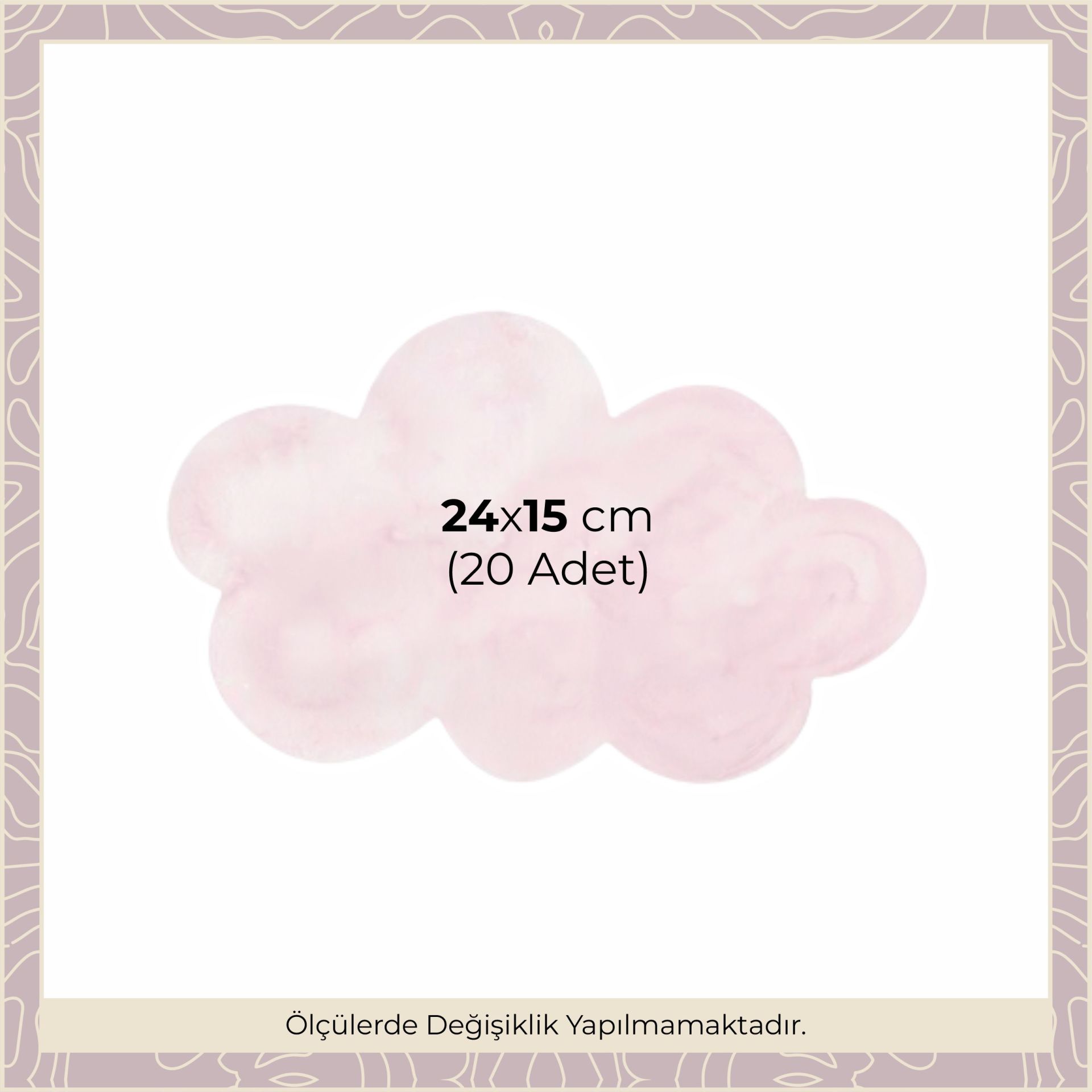 Pembe Bulutlar Sticker