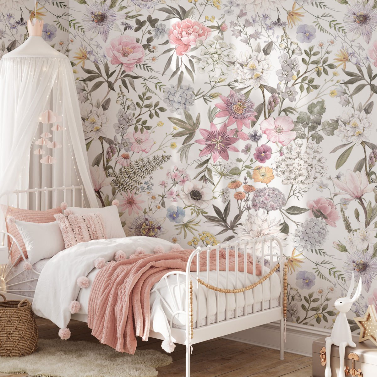 Sardunya ve Güller Duvar Kağıdı